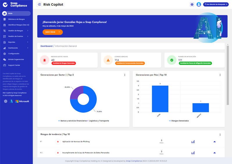 The first AI Copilot for Risk and Compliance Management